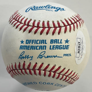 Joe Pepitone Autographed Official American League Baseball (JSA)