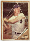 1962 Topps Roger Maris New York Yankees Baseball Card #1