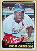 1965 Topps Bob Gibson St Louis Cardinals Baseball Card #320