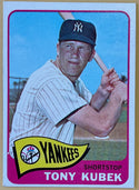 1965 Topps Tony Kubek New York Yankees Baseball Card #65