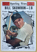 1961 Topps Bill Skowron New York Yankees Baseball Card #568