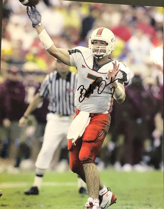 Brock Berlin Autographed 8x10 Football Photo