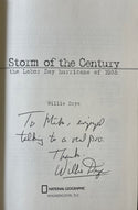 Willie Drye Storm of the Century Autographed Book