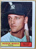 1961 Topps Roger Maris New York Yankees Baseball Card #2