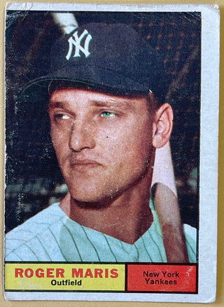 1961 Topps Roger Maris New York Yankees Baseball Card #2