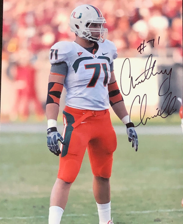 Anthony Chickillo Autographed 8x10 Football Photo