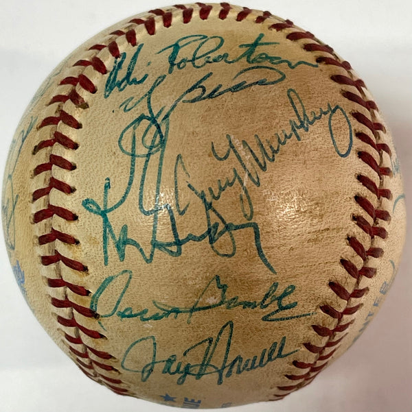 1983 New York Yankees Team Signed Baseball