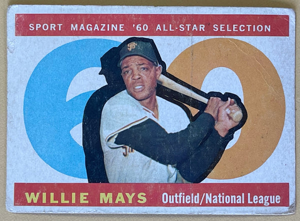 1960 Topps Willie Mays San Francisco Giants Baseball Card #564