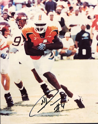 Najeh Davenport Autographed 8x10 Football Photo