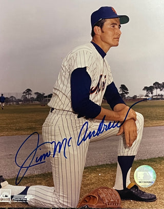 Jim McAndrew Autographed New York Mets 8x10 Photo