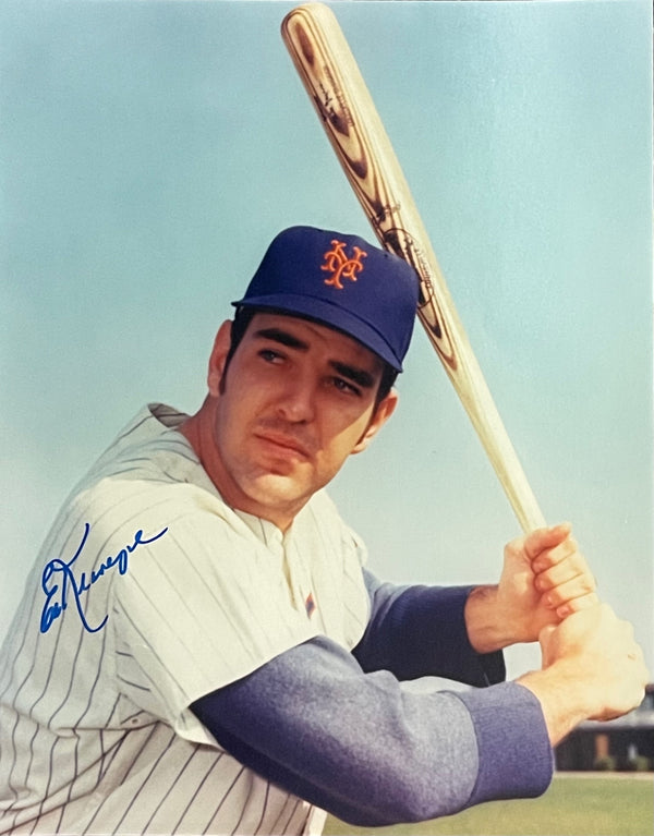 Ed Kranepool Autographed New York Mets 8x10 Photo