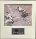 Johnny Bench Framed Signed Photo "You're Out"(JSA)