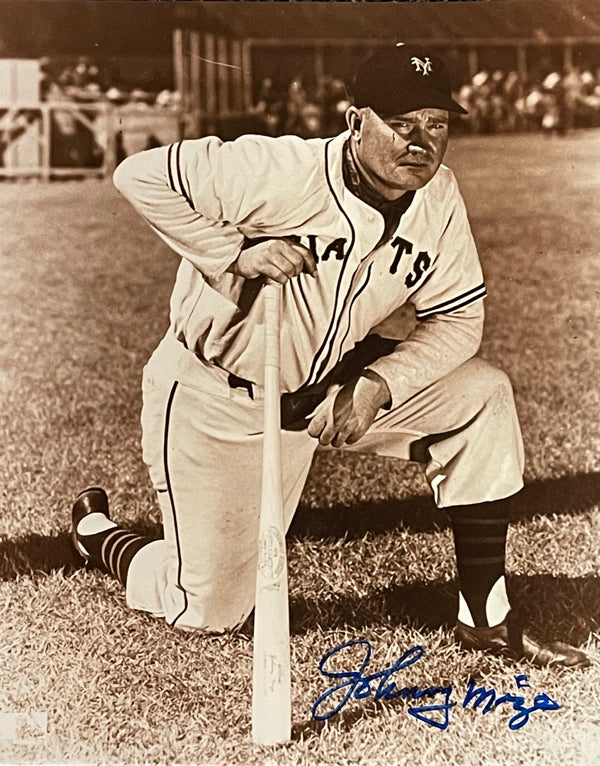 Johnny Mize Autographed New York Giants 8x10 Photo