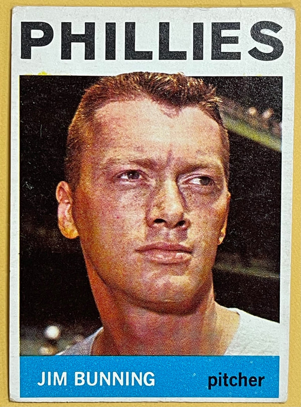 1964 Topps Jim Bunning Philadelphia Phillies Baseball Card #265