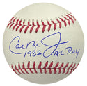 Cal Ripken Jr. "1982 AL ROY" Autographed Baseball (PSA)