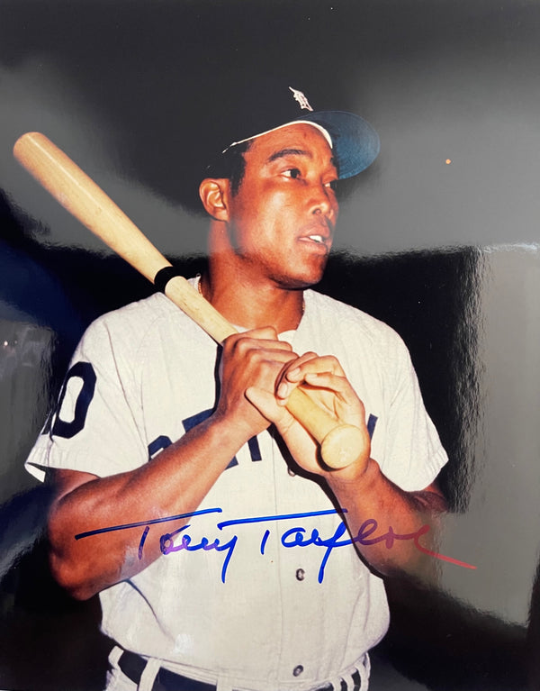 Tony Taylor Autographed Detroit Tigers 8x10 Photo