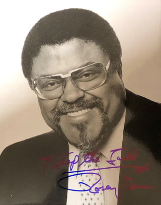 Rosey Grier Autographed 8x10 Photo Los Angeles Rams