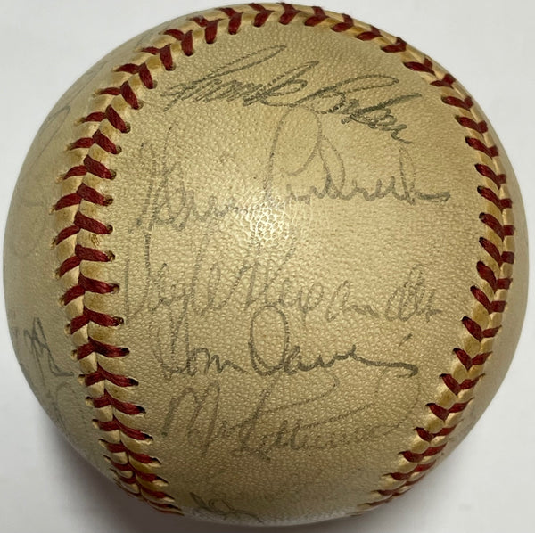 1973 Baltimore Orioles Team Signed Baseball