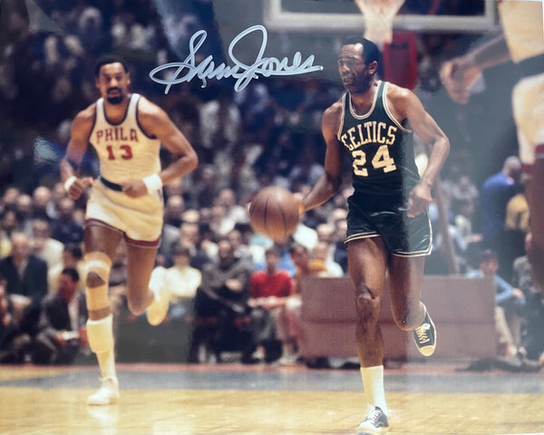 Sam Jones Autographed 8x10 Basketball Photo