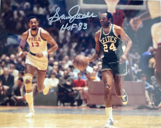 Sam Jones Autographed HOF 8x10 Basketball Photo