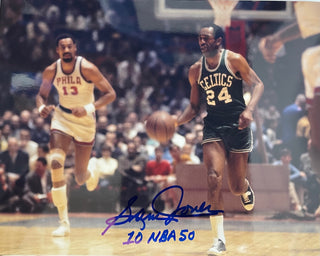 Sam Jones Autographed 8x10 Basketball Photo