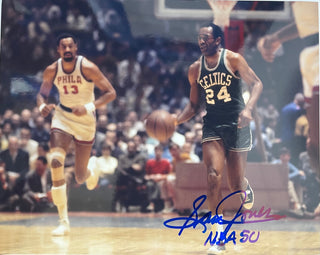 Sam Jones Autographed 8x10 Basketball Photo