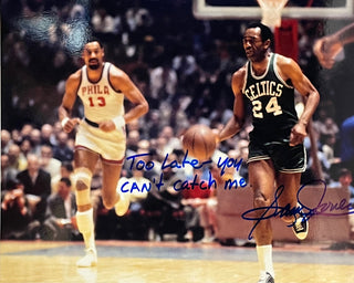 Sam Jones Autographed 8x10 Basketball Photo