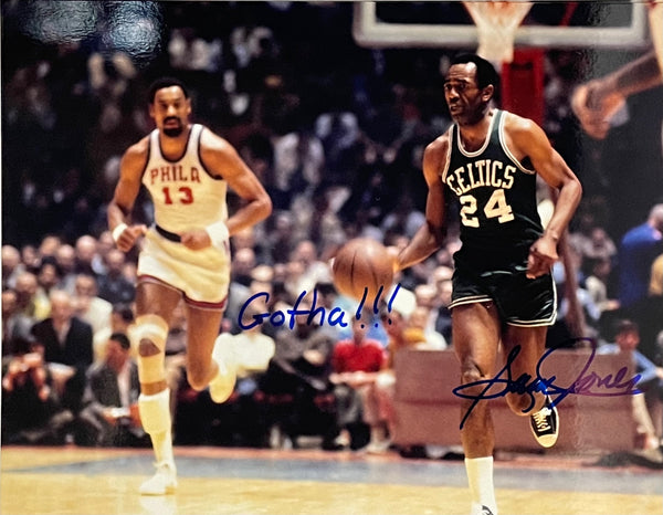 Sam Jones Autographed 8x10 Basketball Photo