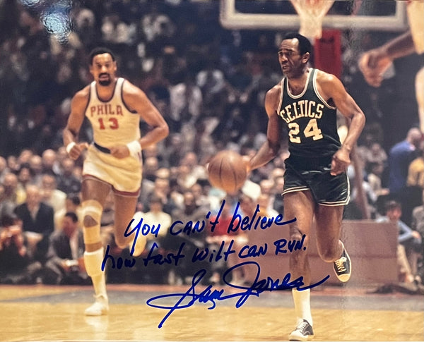 Sam Jones Autographed 8x10 Basketball Photo