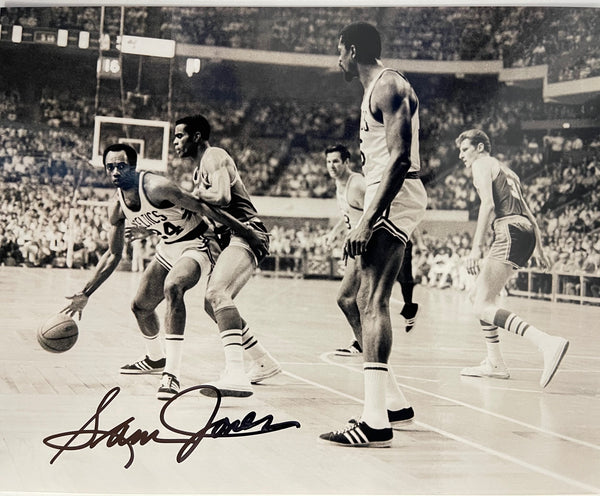 Sam Jones Autographed 8x10 Basketball Photo