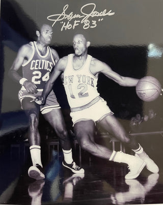 Sam Jones Autographed HOF 8x10 Basketball Photo