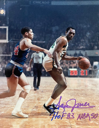 Sam Jones Autographed 8x10 Basketball Photo