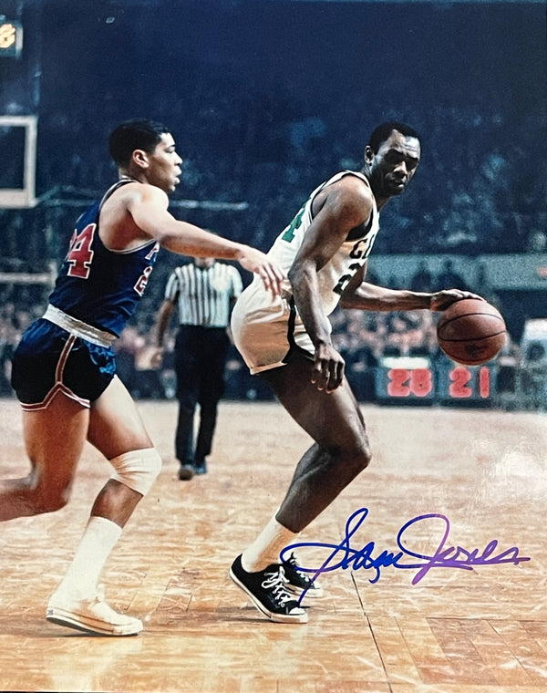 Sam Jones Autographed 8x10 Basketball Photo