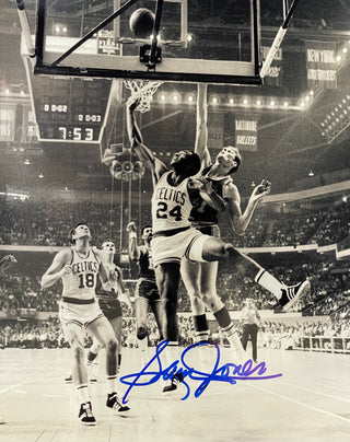 Sam Jones Autographed 8x10 Basketball Photo