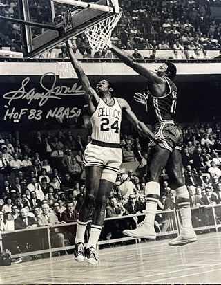 Sam Jones Autographed 8x10 Basketball Photo