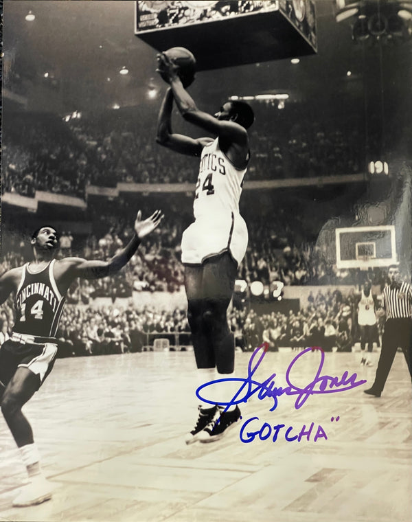 Sam Jones Autographed 8x10 Basketball Photo