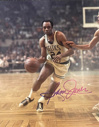 Sam Jones Autographed 8x10 Basketball Photo