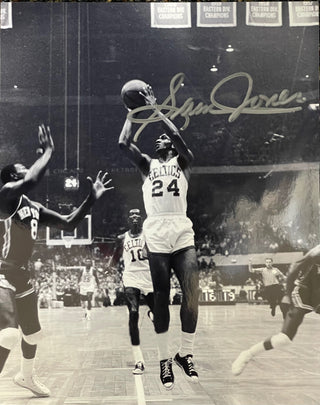 Sam Jones Autographed 8x10 Basketball Photo