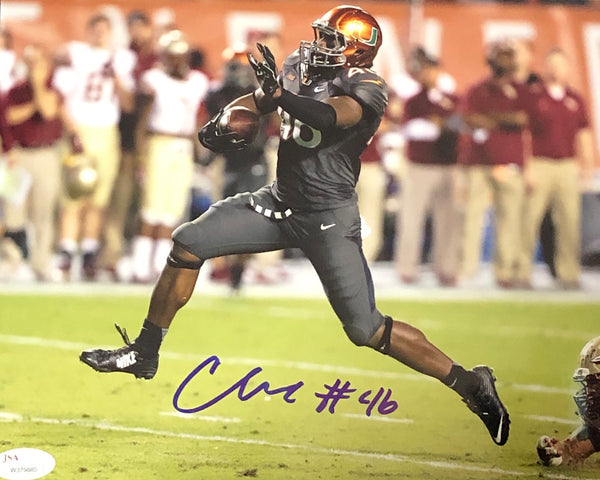 Clive Walford Autographed Vs. FSU 8x10 Photo