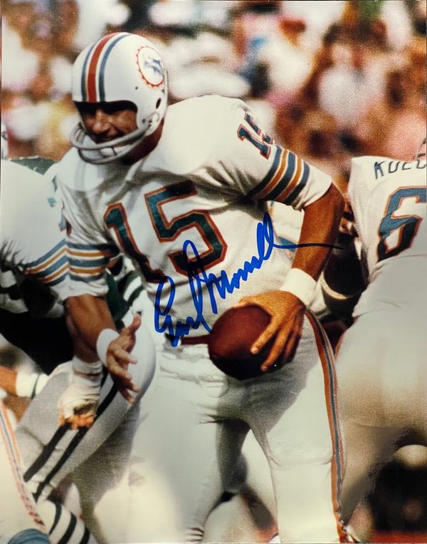 Earl Morrall Autographed 8x10 Football Photo