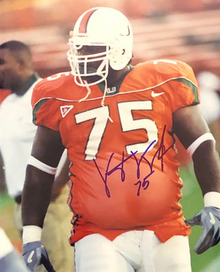 Vince Wilfork Autographed 8x10 Photo