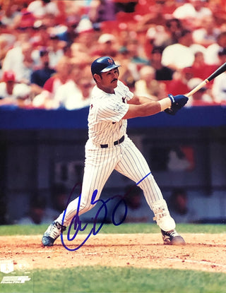 Carlos Baerga Autographed 8x10 Photo