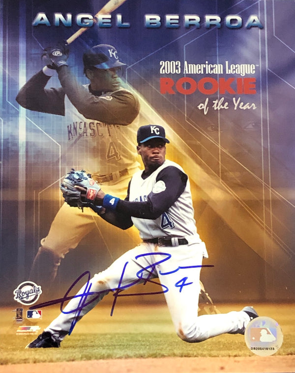 Angel Berroa Autographed 8x10 Photo