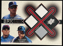 Alex Rodriguez Ivan Rodriguez Gabe Kapler 2001 Upper Deck SPX Jersey Card