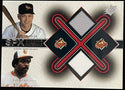 Cal Ripken Jr Eddie Murray 2001 Upper Deck SPX Jersey Card