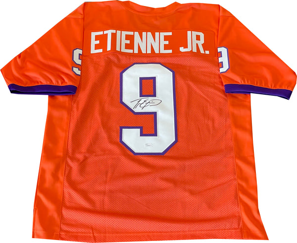 Travis Etienne Autographed Clemson Custom Jersey (BVG)