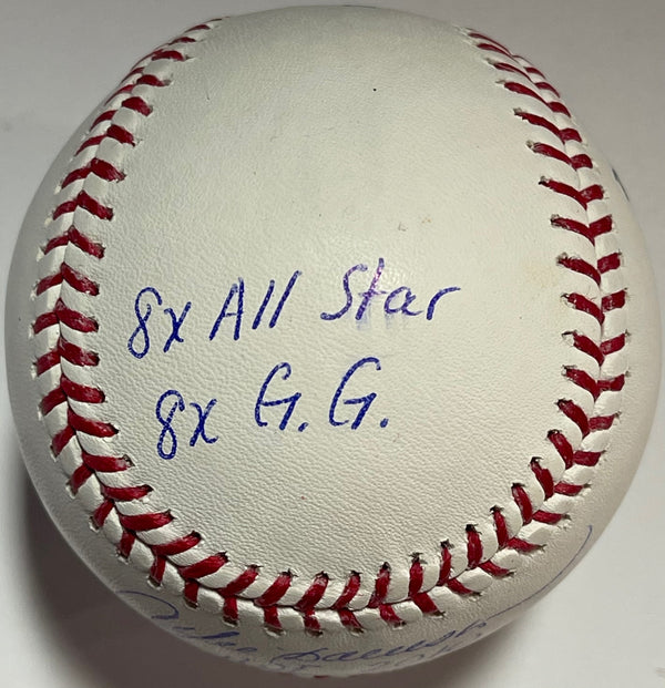 Andre Dawson Multi Stat Autographed Official Major League Baseball