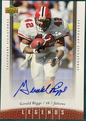 Gerald Riggs 2006 Upper Deck Legends Autographed Card