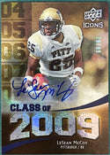 LeSean McCoy 2009 Upper Deck Icons Autographed Card 79/99