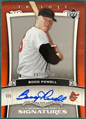 Boog Powell Autographed 2005 Upper Deck Trilogy Card 047/199